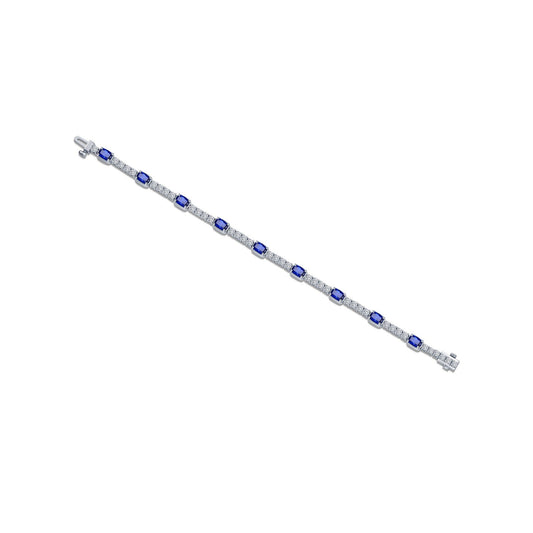 Regal Cushion-Cut Bracelet