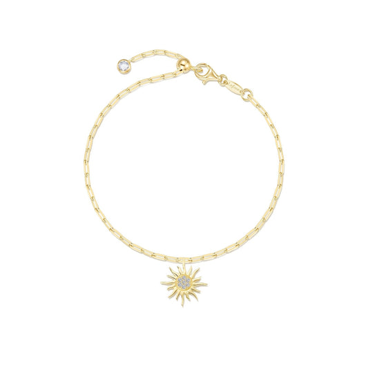 Golden Hour Paperclip Bracelet