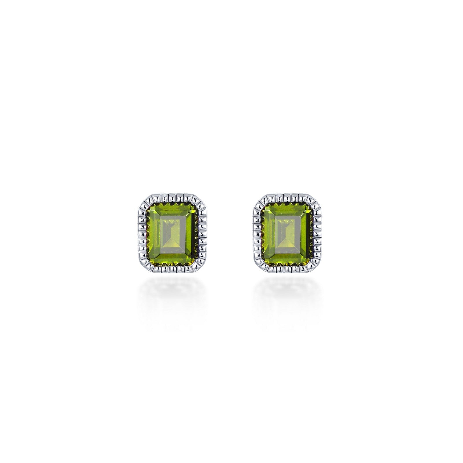 April Birthstone Solitaire Stud Earrings