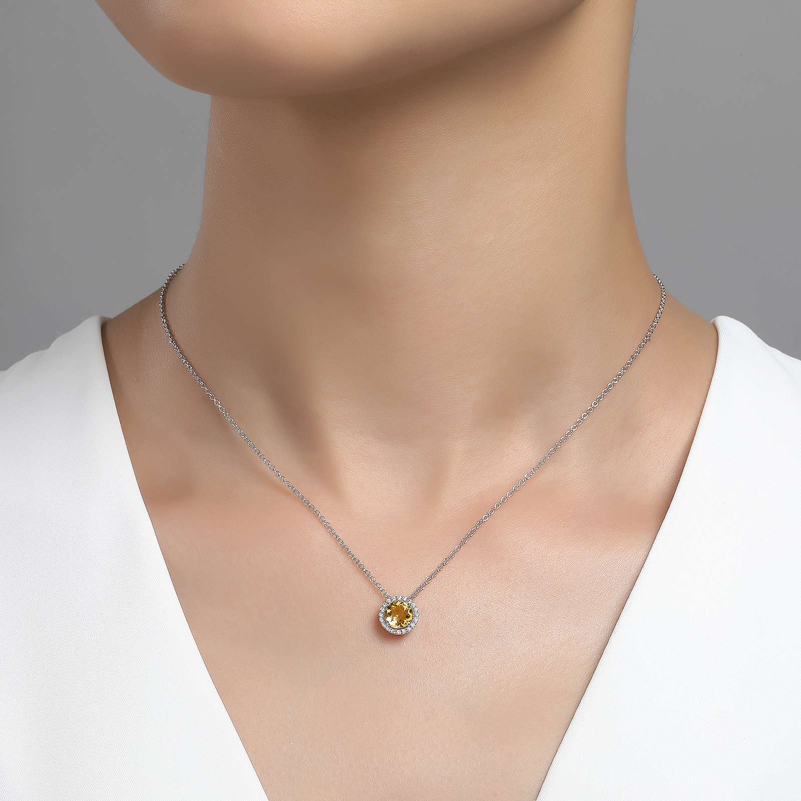 March Birthstone Necklace