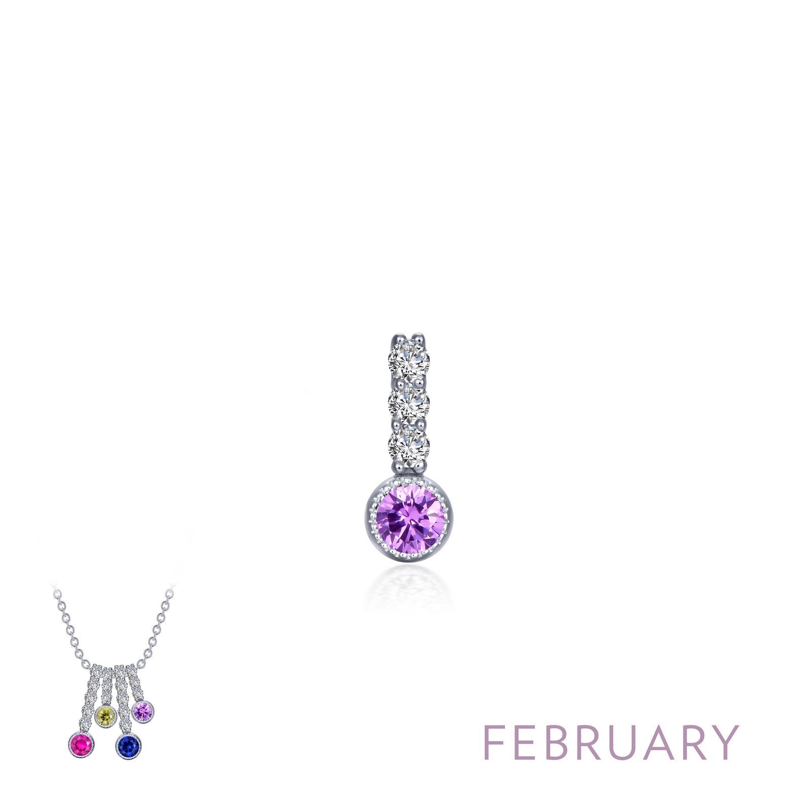 September Birthstone Love Pendant