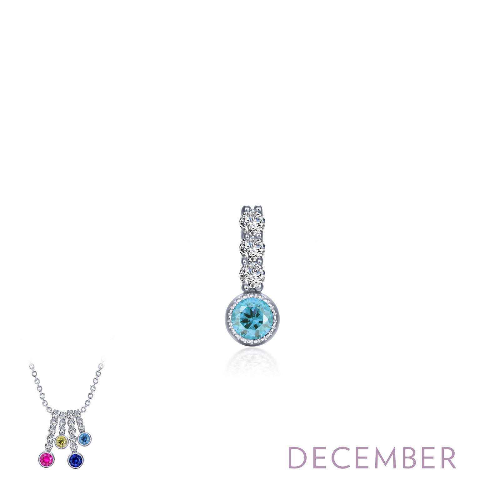 September Birthstone Love Pendant
