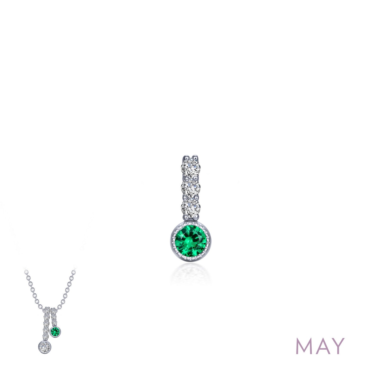 March Birthstone Love Pendant