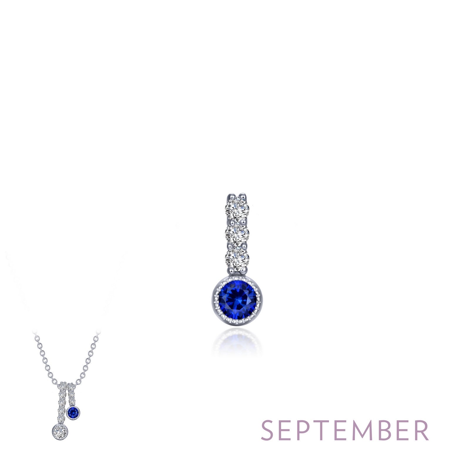 March Birthstone Love Pendant