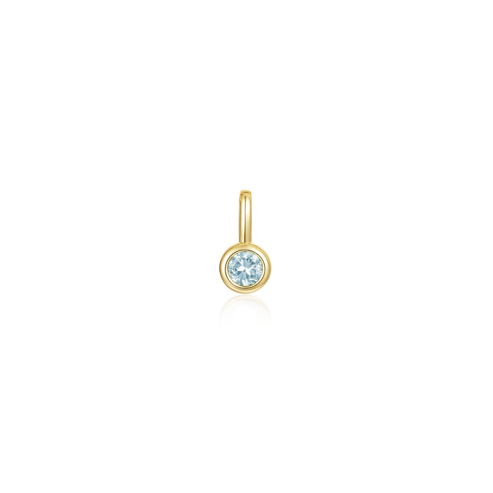 August Birthstone Charm Pendant