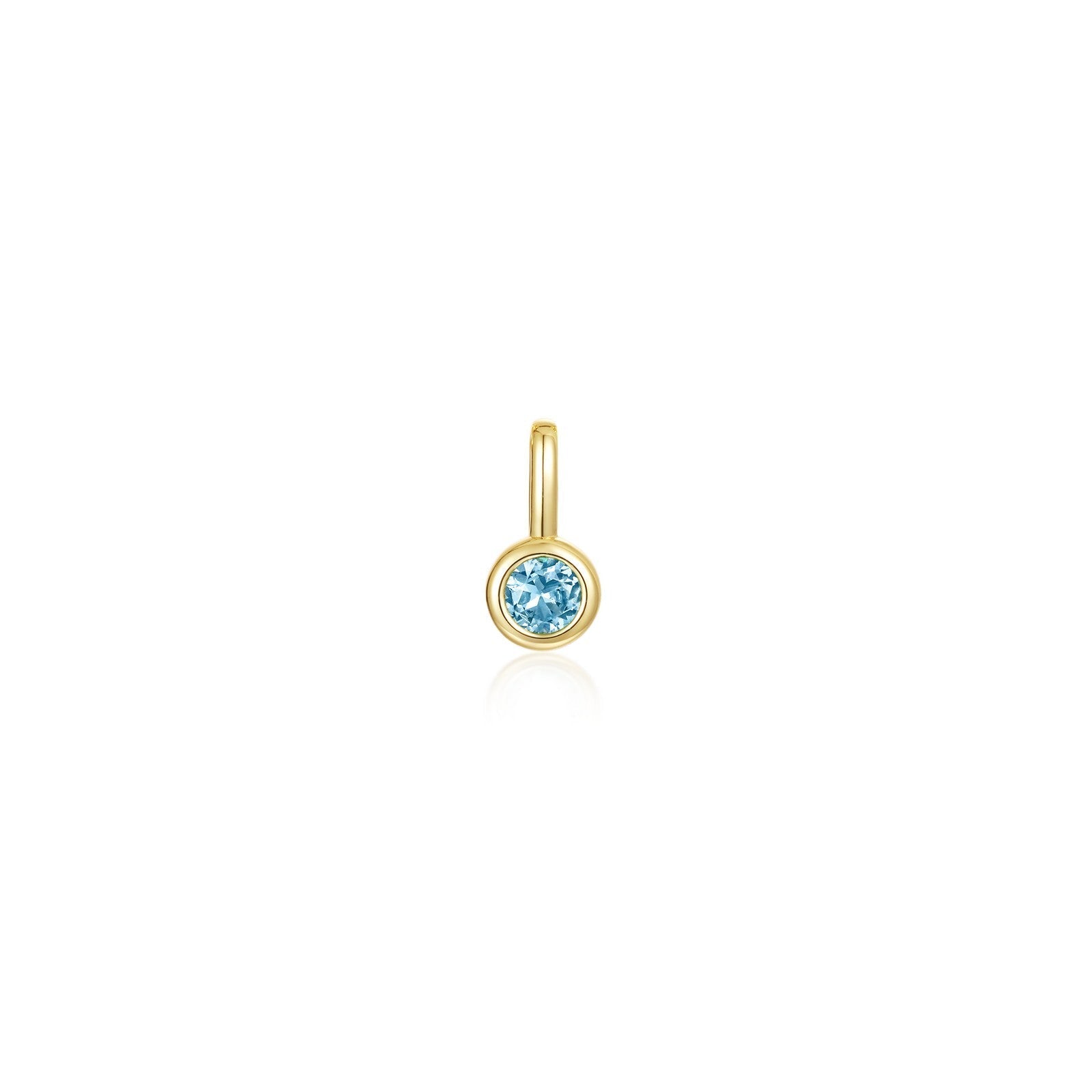 August Birthstone Charm Pendant