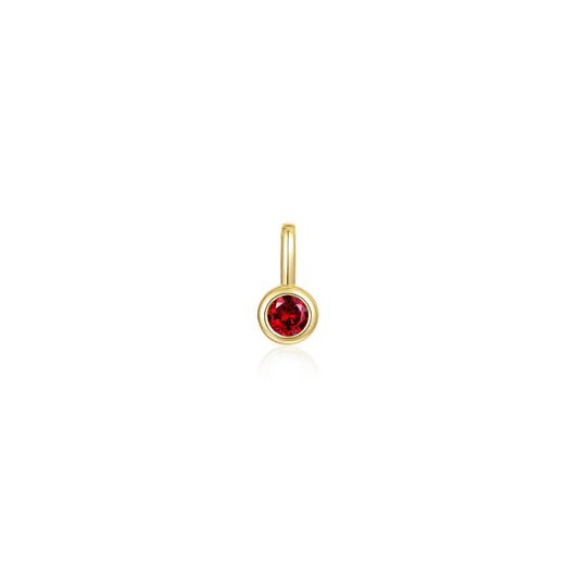 August Birthstone Charm Pendant
