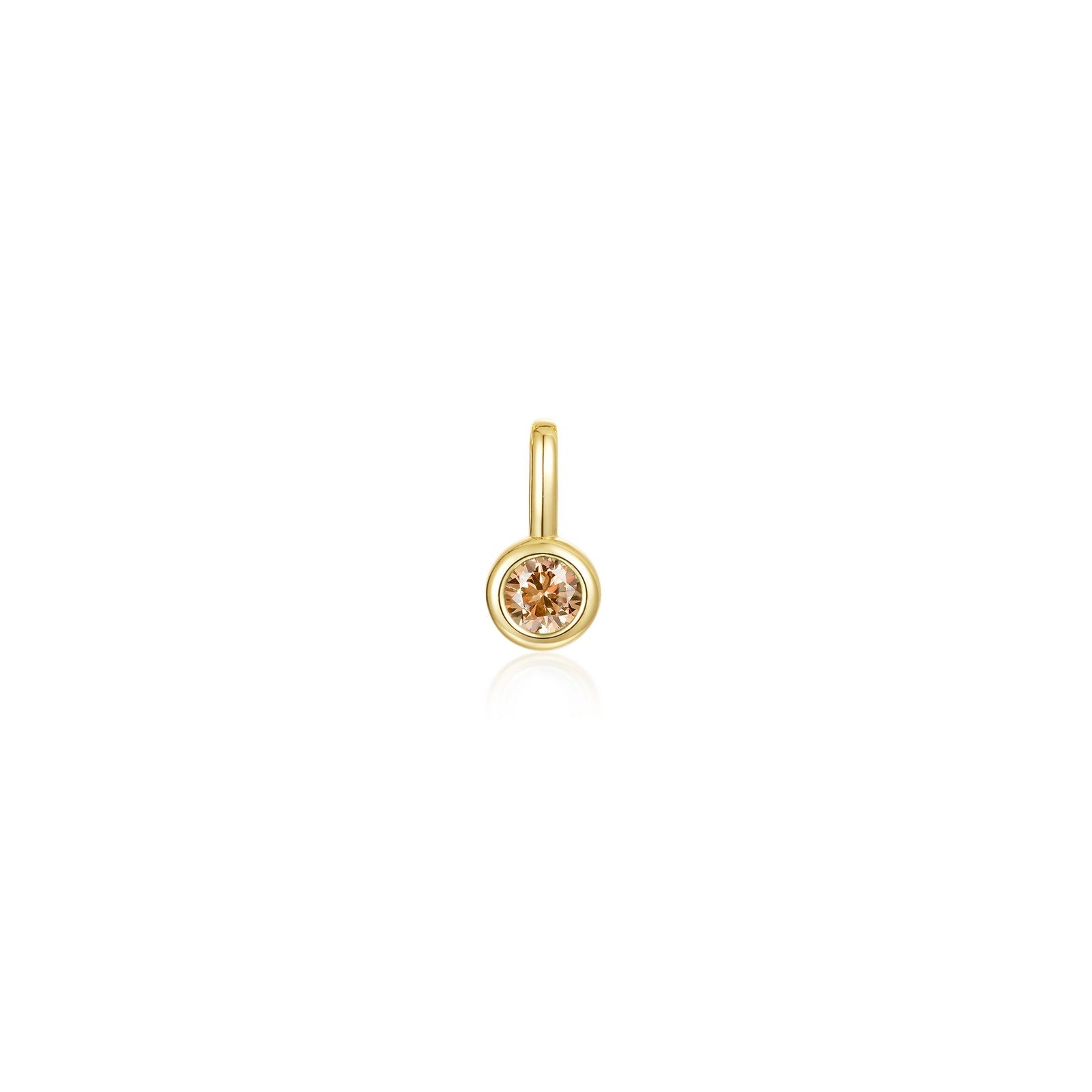 August Birthstone Charm Pendant