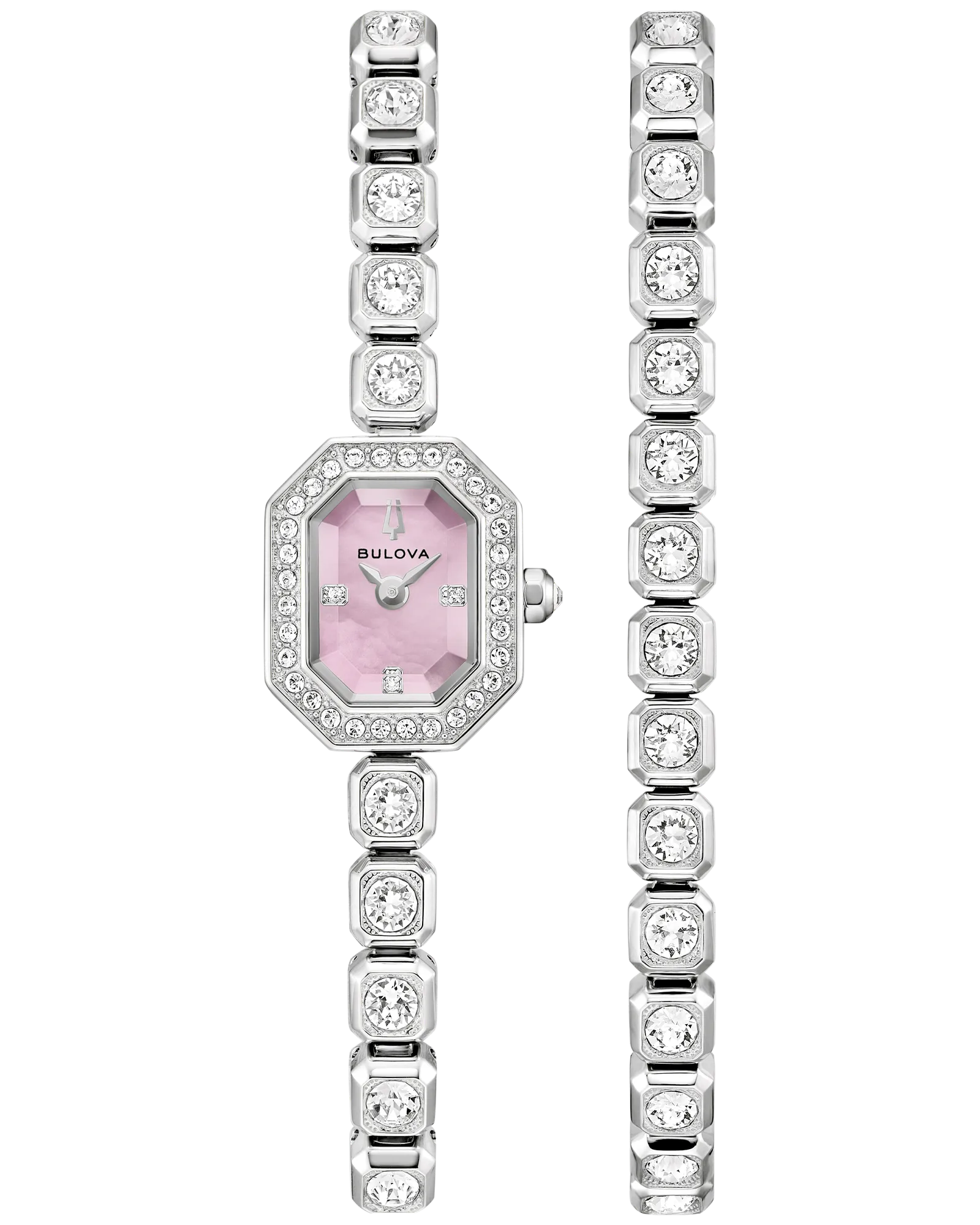 Bulova Crystal Set Watch 96X168
