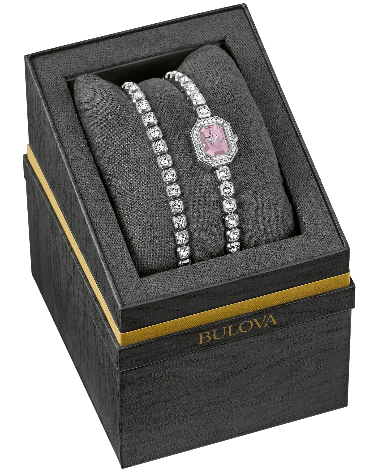 Bulova Crystal Set Watch 96X168