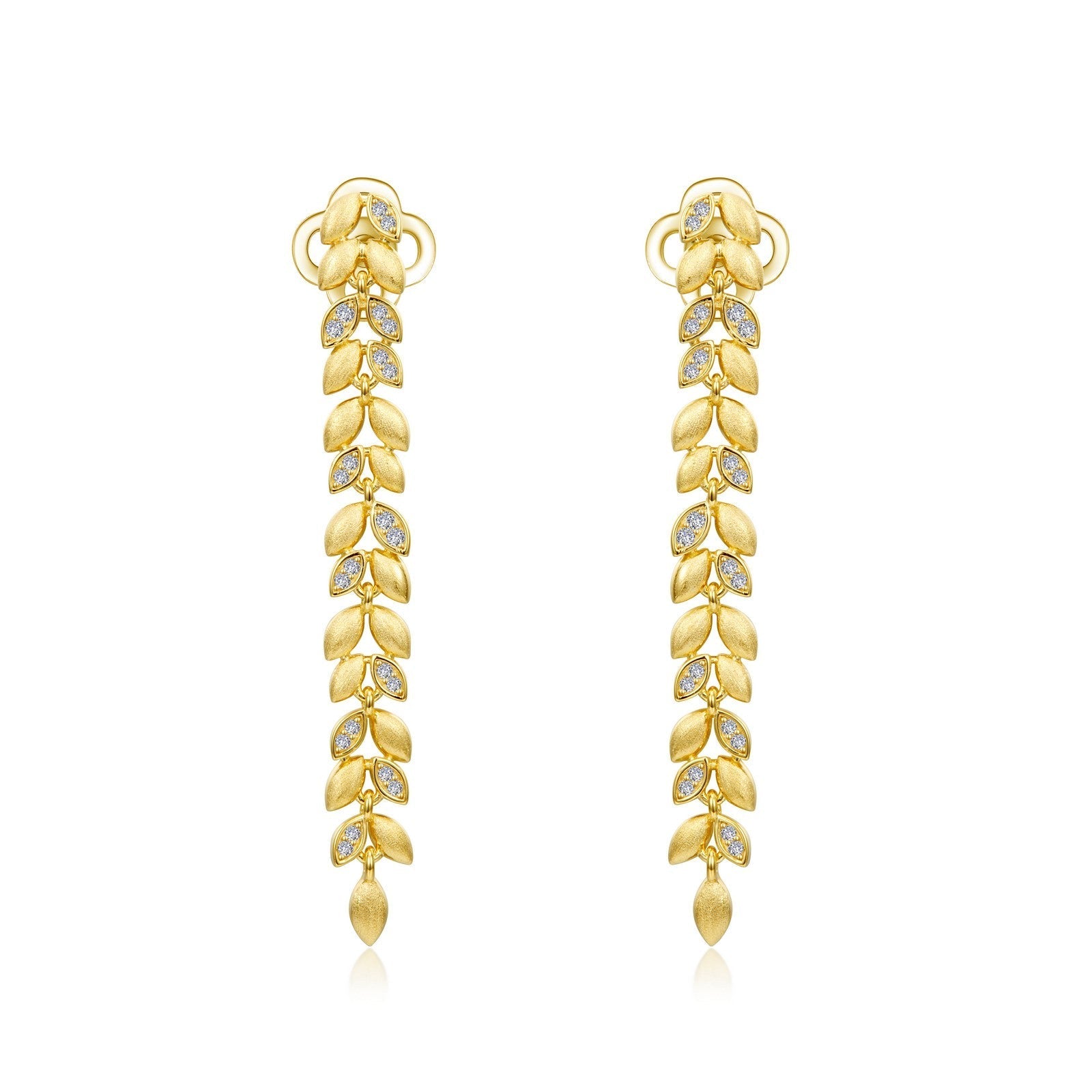 Cluster Leaves Earrings