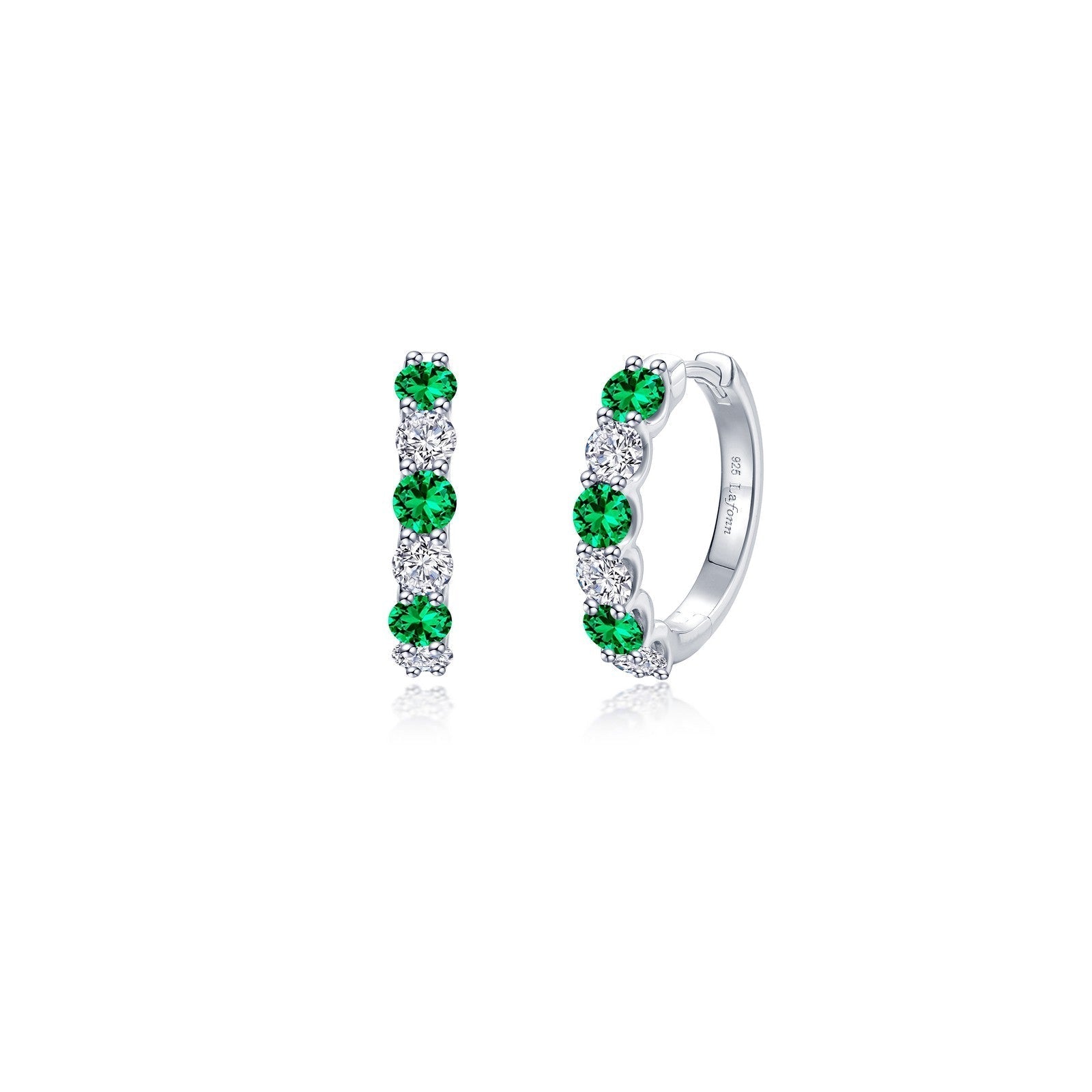 Josie Blue Topaz Hoop Earrings