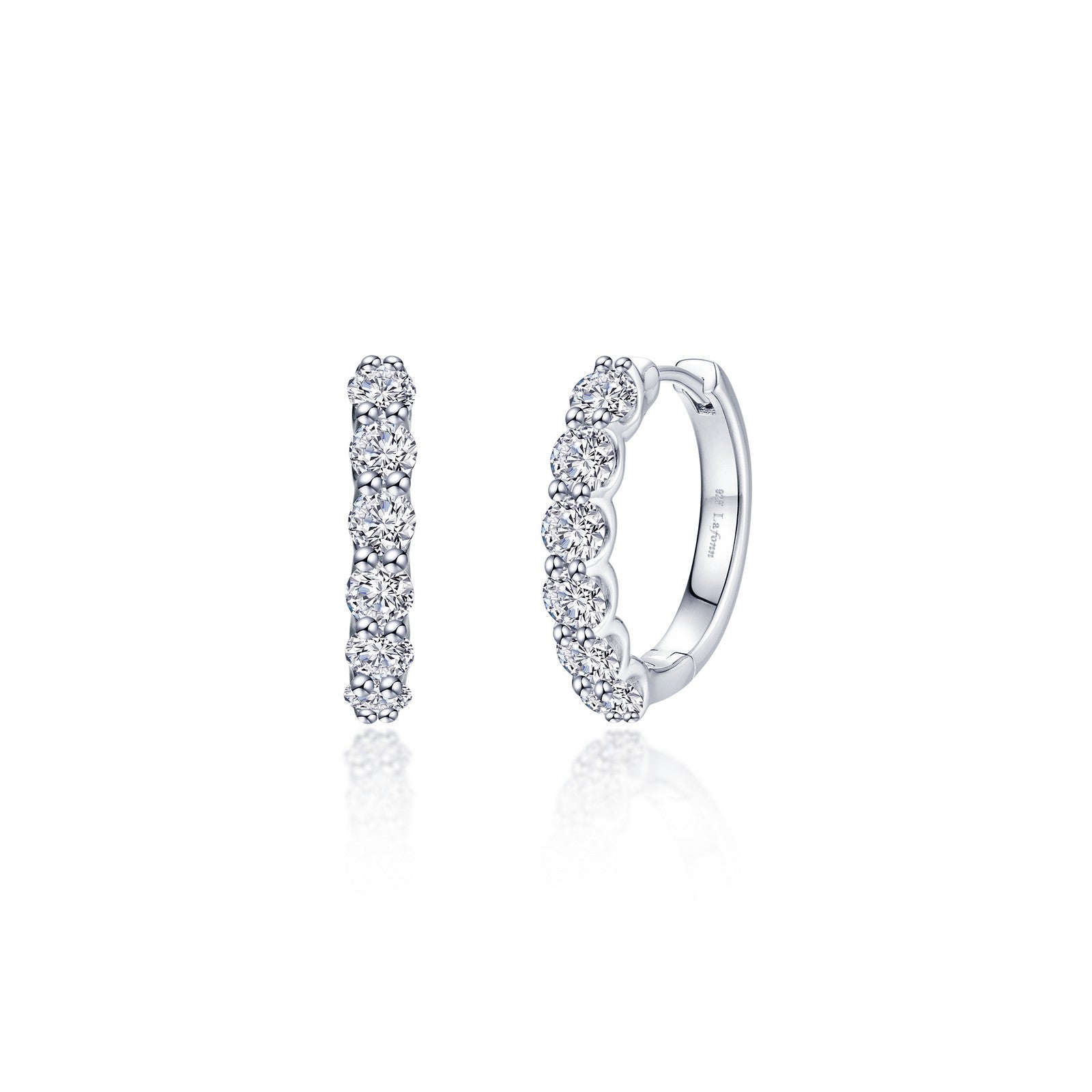 Josie Ruby Hoop Earrings