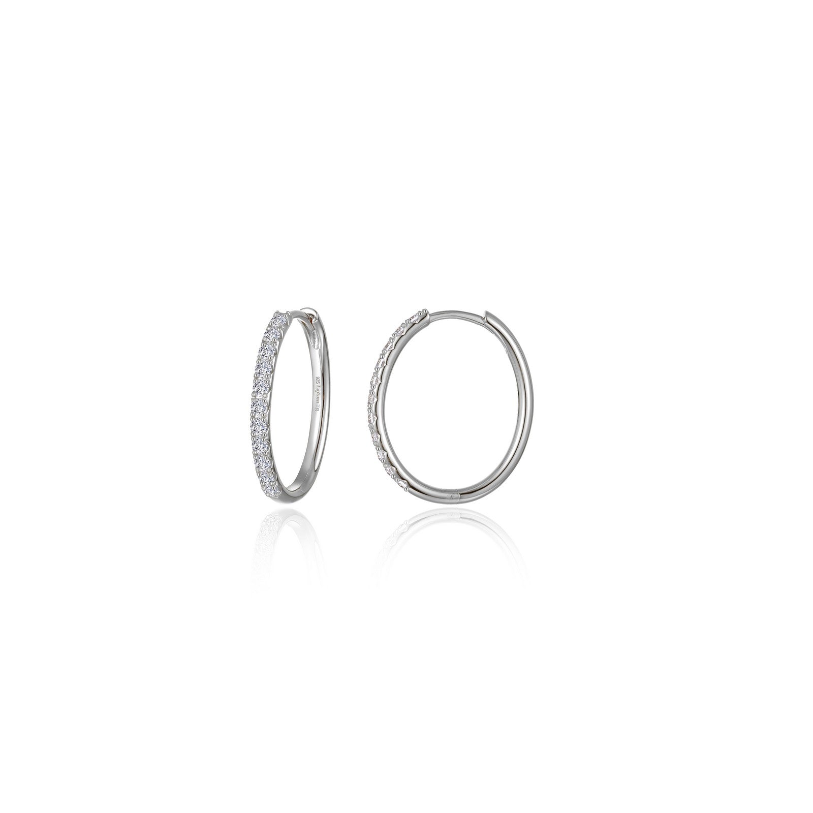 Small Alina Oval Hoop Earrings