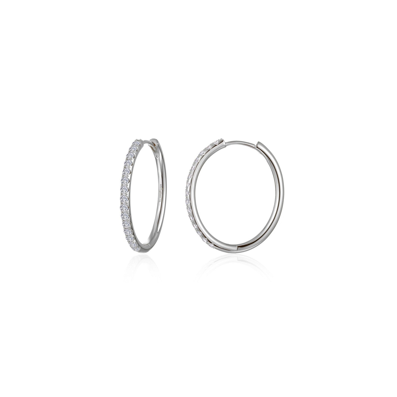 Medium Alina Oval Hoop Earrings
