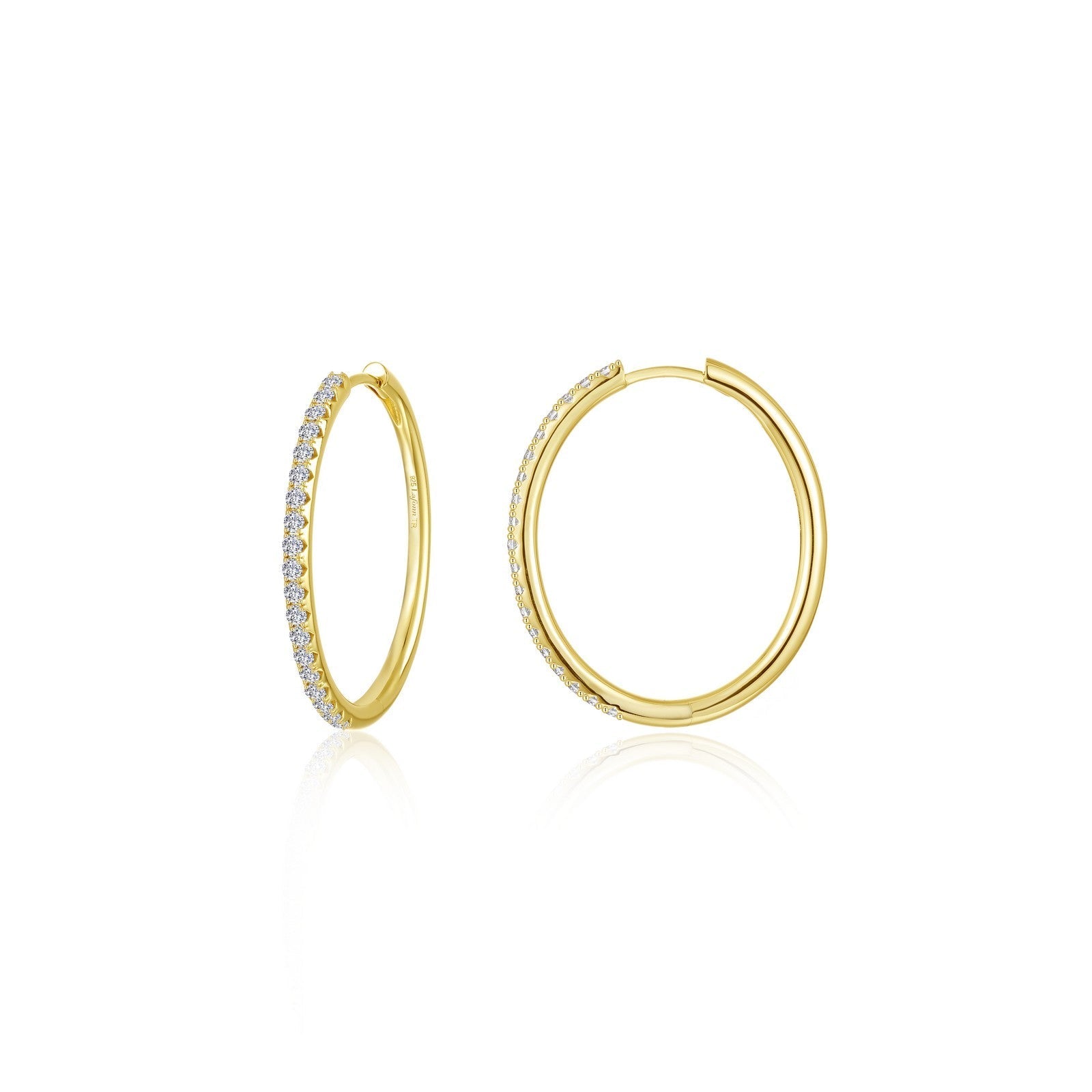 Large Alina Oval Hoop Earrings