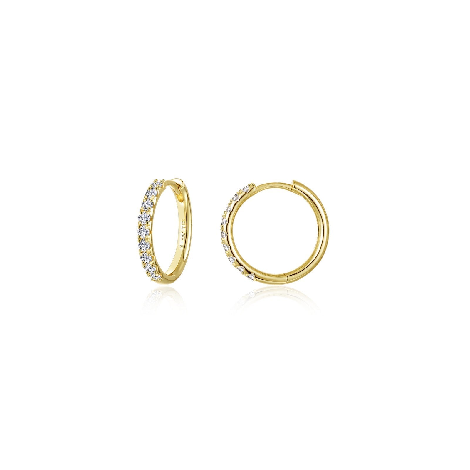 Small Alina Round Hoop Earrings
