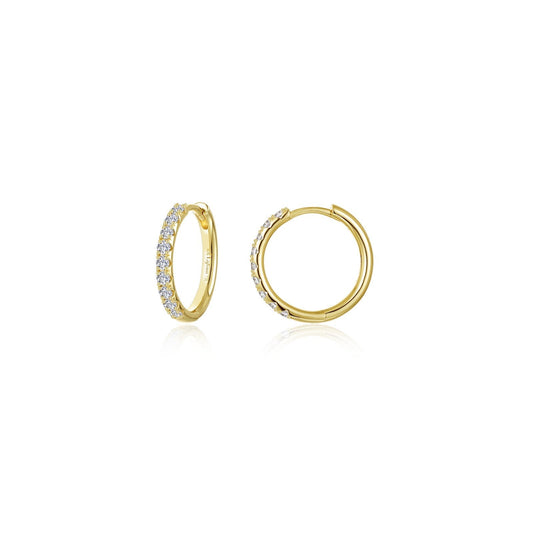Small Alina Round Hoop Earrings