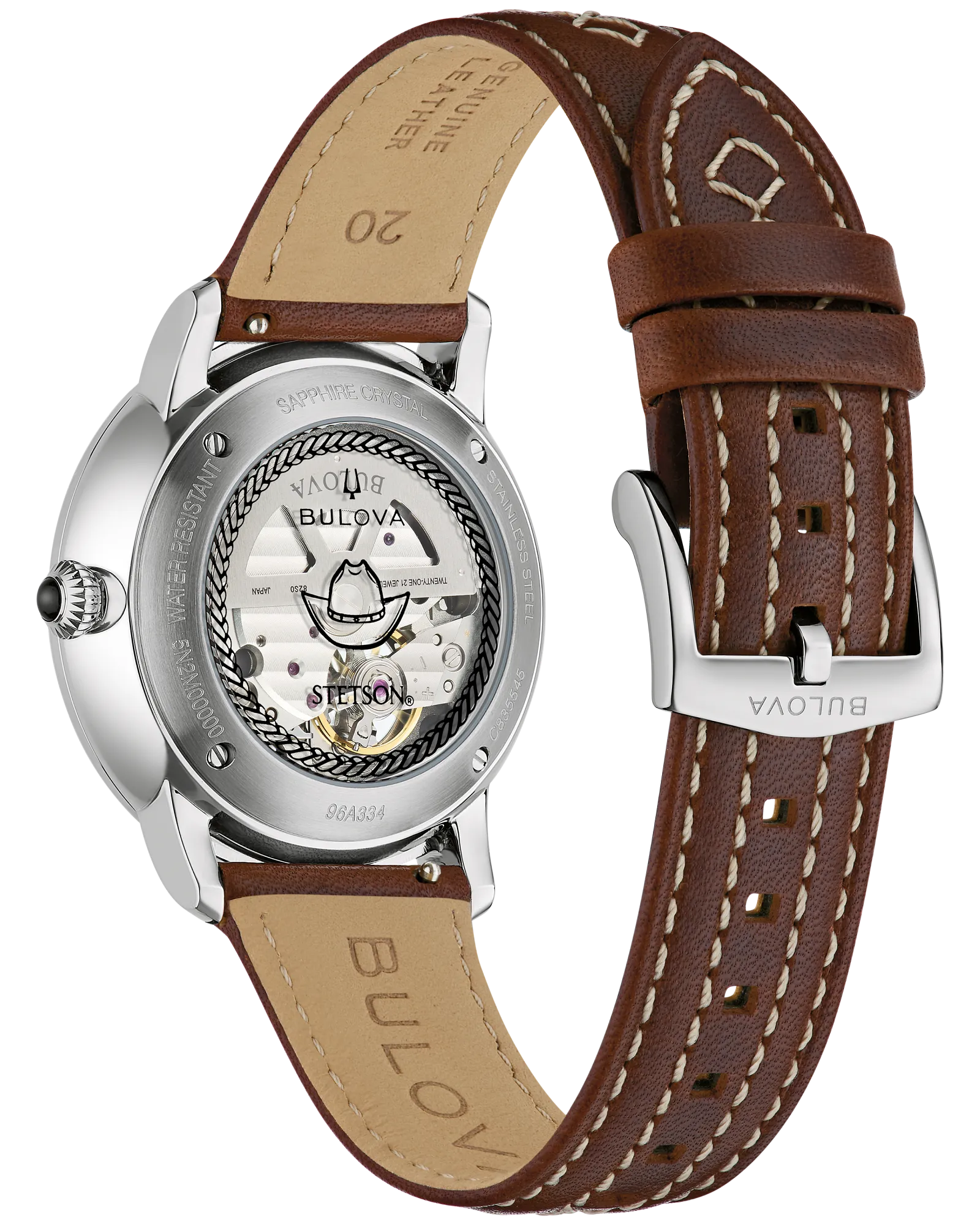 Bulova Longhorn Bulova X Stetson Watch 96A334