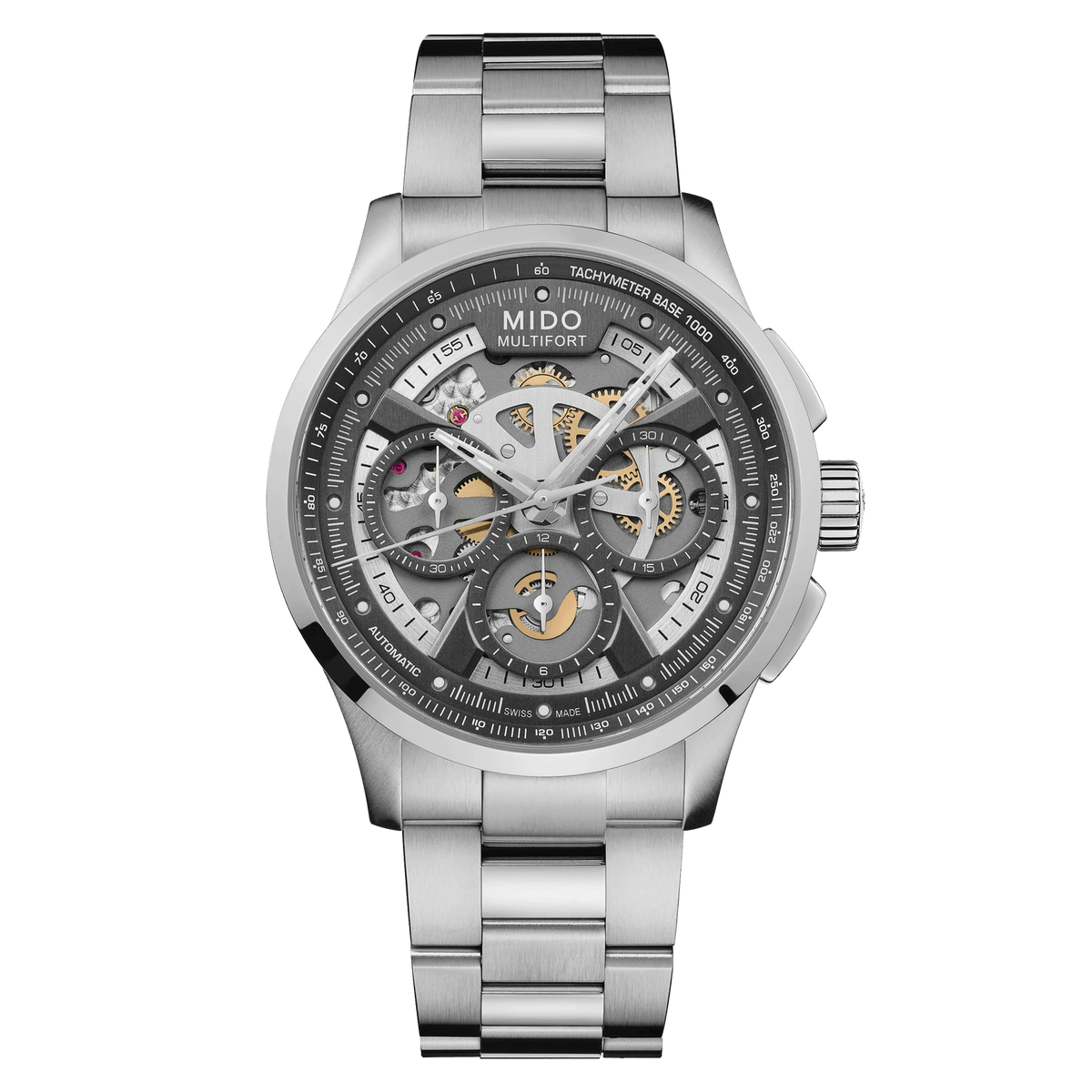 Mido Multifort Skeleton Chronograph M0386621106000
