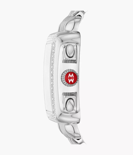 Michele Deco Stainless Diamond Watch MWW06A000775