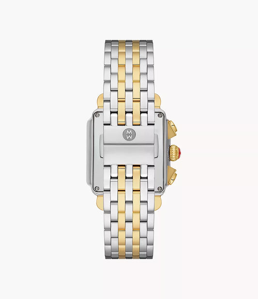 Michele Deco Two-Tone 18K Gold-Plated Diamond Dial Watch MWW06A000779