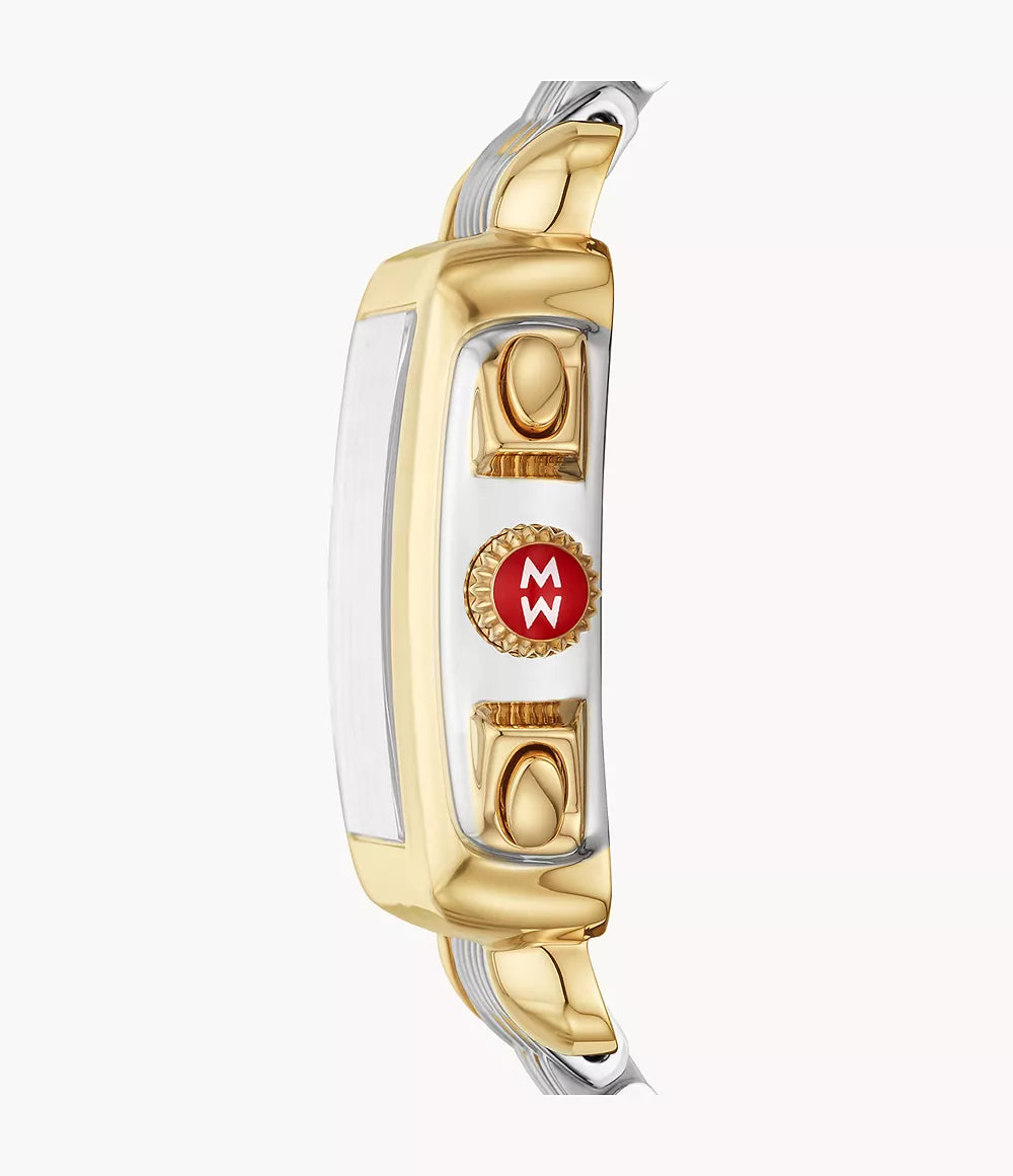 Michele Deco Two-Tone 18K Gold-Plated Diamond Dial Watch MWW06A000779