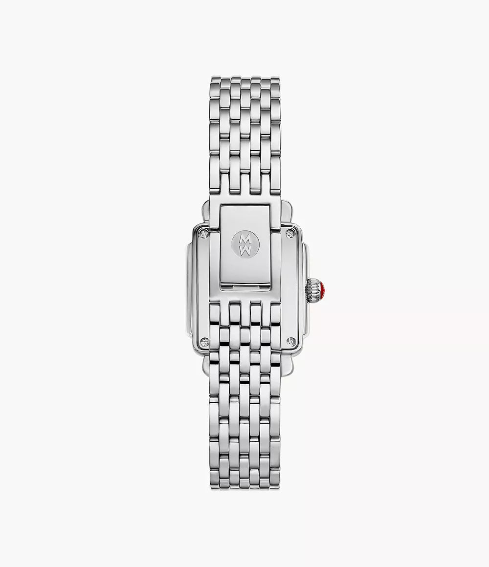 Michele Deco Madison Mini Diamond Stainless Steel Watch MWW06D000171