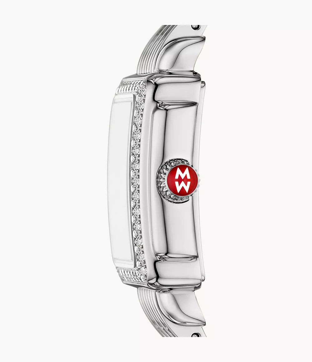Michele Deco Madison Mini Diamond Stainless Steel Watch MWW06D000171