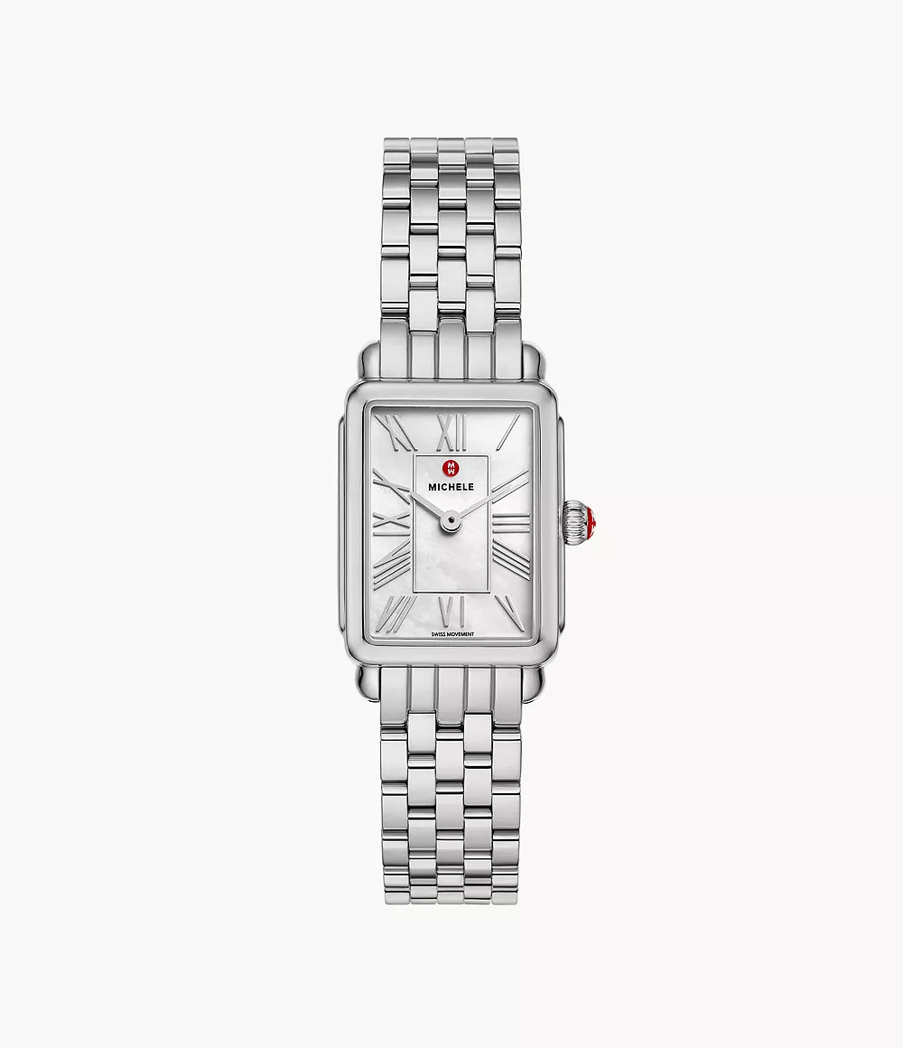 Michele Deco Park Stainless Steel Watch MWW06E000144