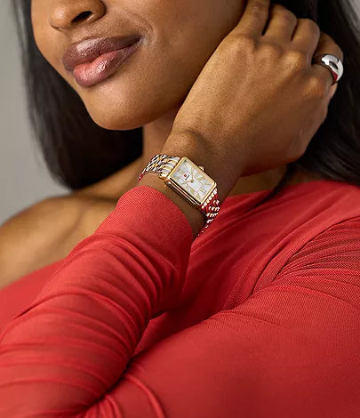 Deco Park Two-Tone 18K Gold-Plated Watch MWW06E000145