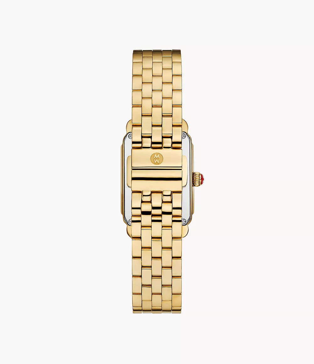 Michele Deco Park 18K Gold-Plated Watch MWW06E000146