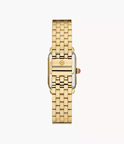 Michele Deco Park 18K Gold-Plated Watch MWW06E000147