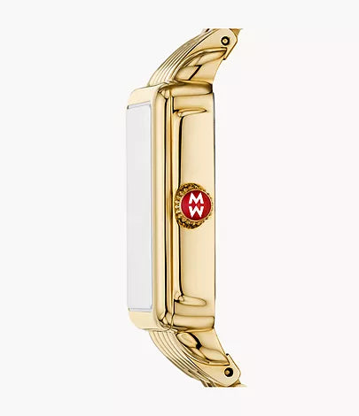 Michele Deco Park 18K Gold-Plated Watch MWW06E000147