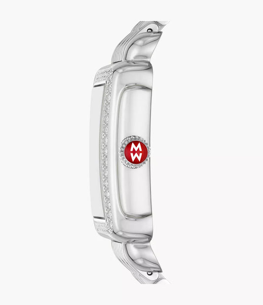 Michele Deco Madison Mid Stainless Diamond Watch MWW06G000001