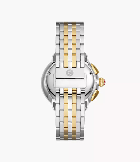 Michele Serein Two-Tone 18K Gold-Plated Diamond Watch MWW21A000069