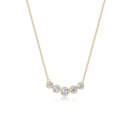 Olive Bezel Necklace