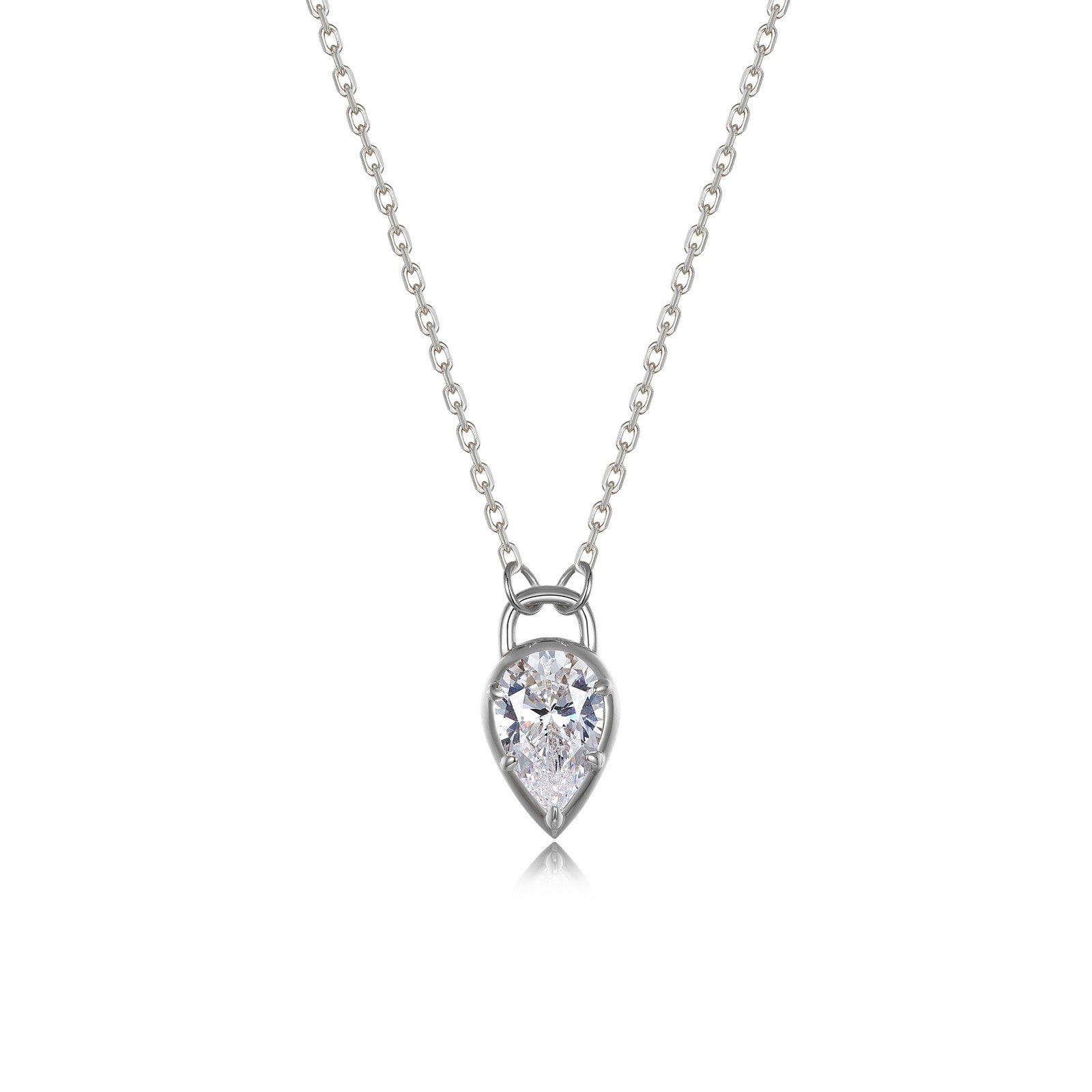 Pear Lock Necklace