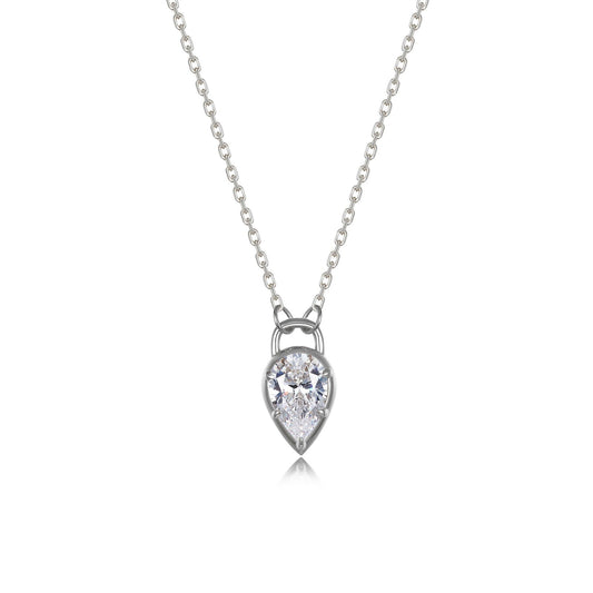 Pear Lock Necklace
