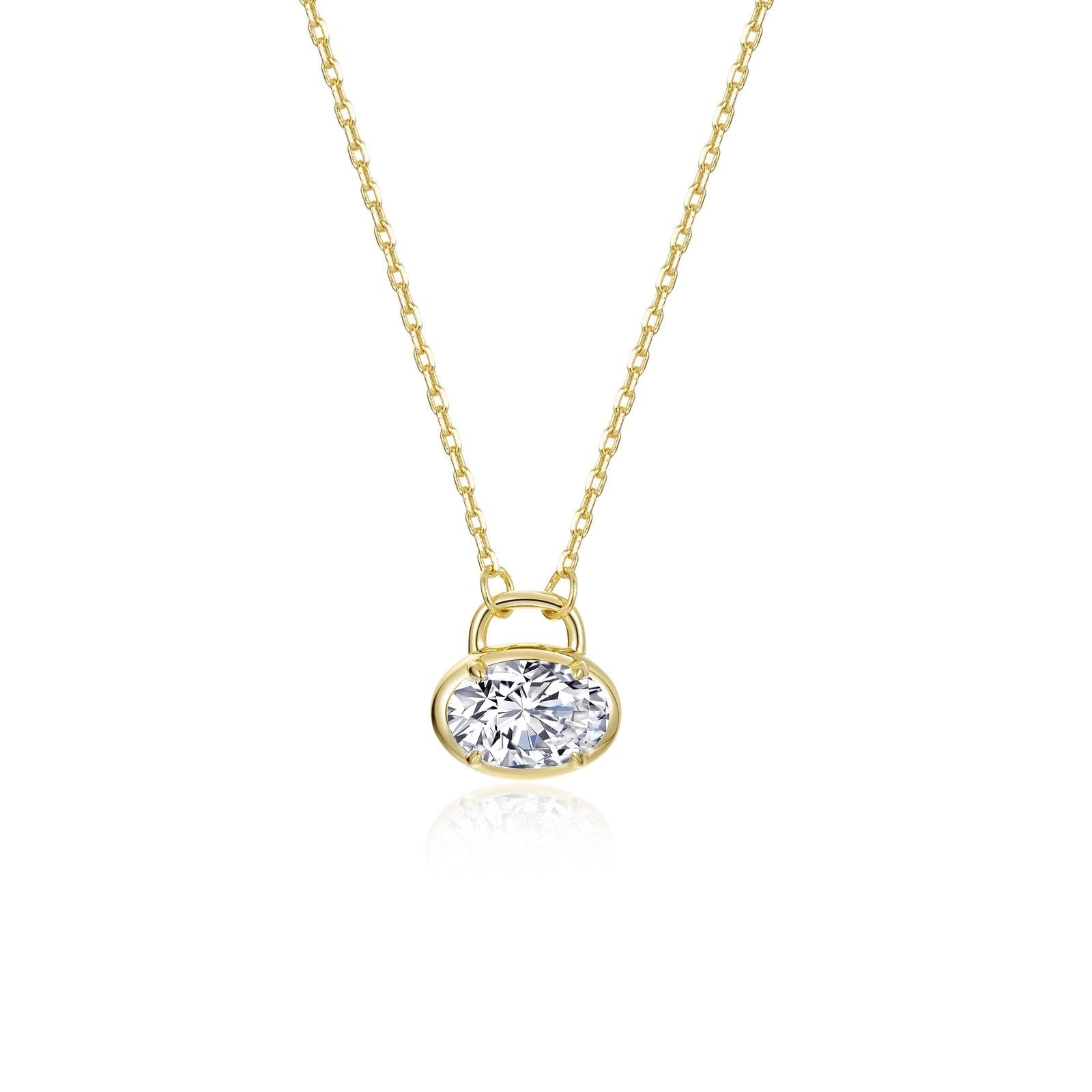 Oval Lock Necklace