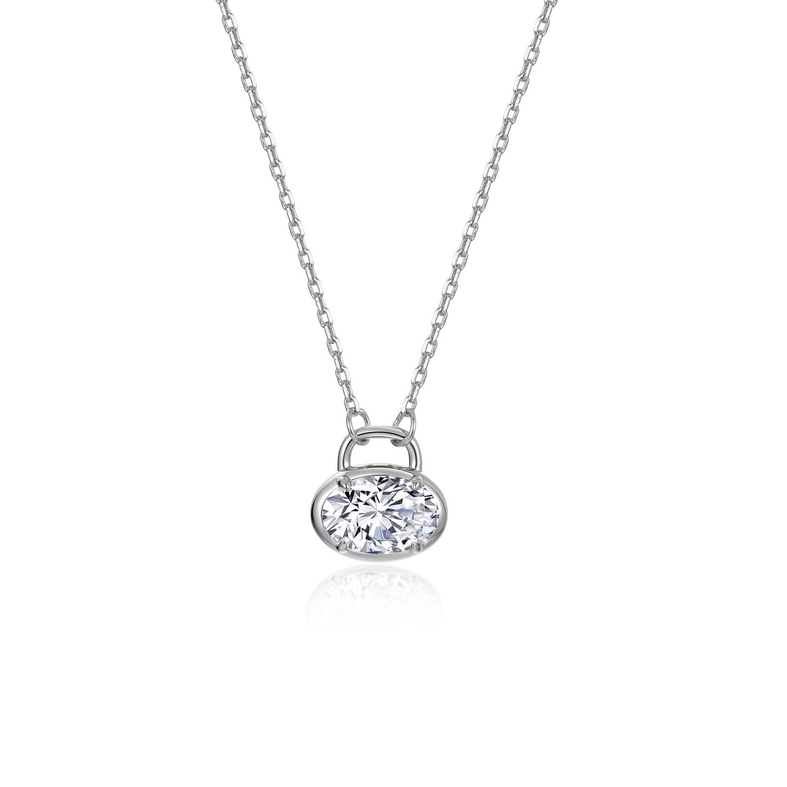 Oval Lock Necklace