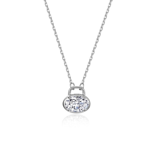 Oval Lock Necklace
