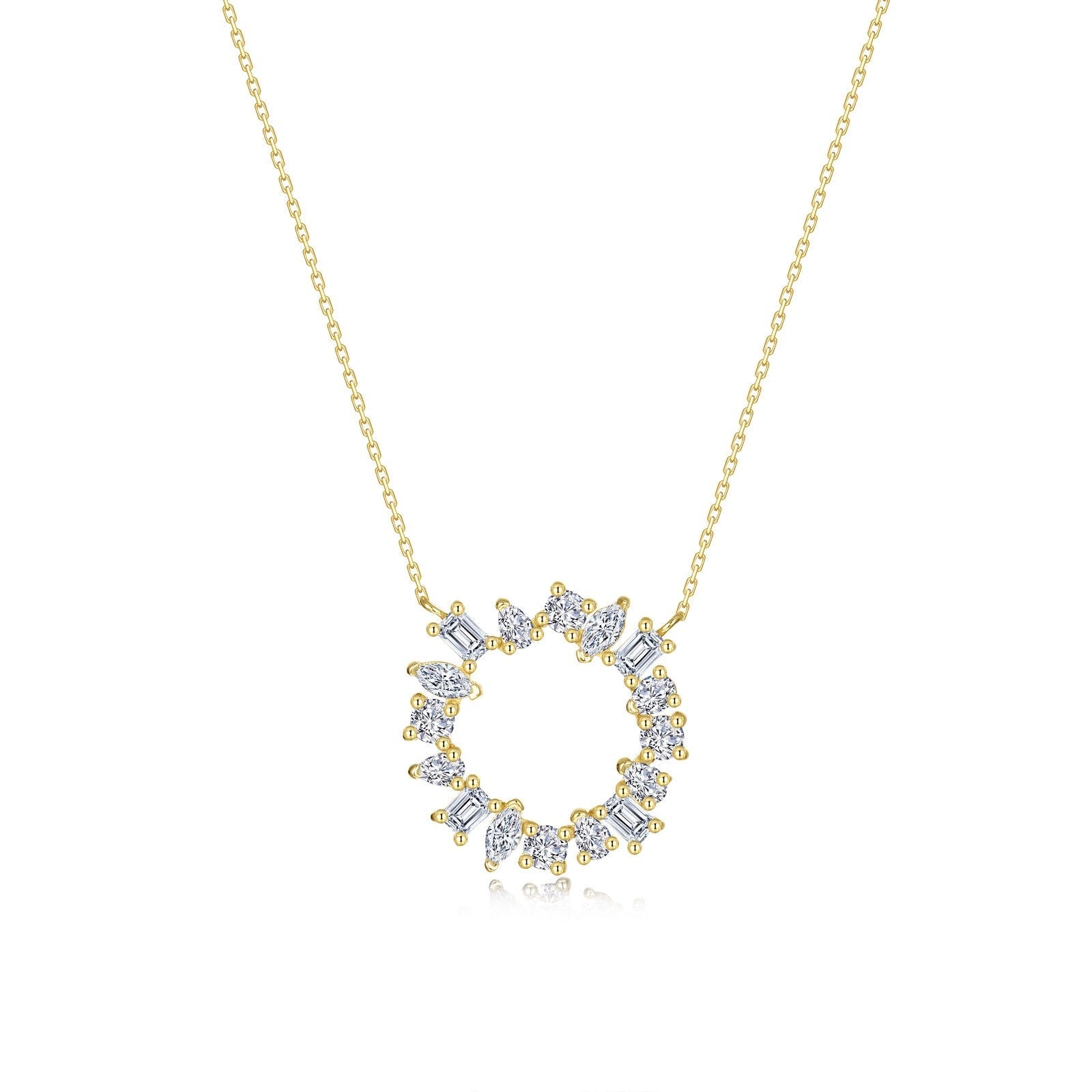 Prismatic Circle Necklace