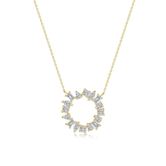 Prismatic Circle Necklace