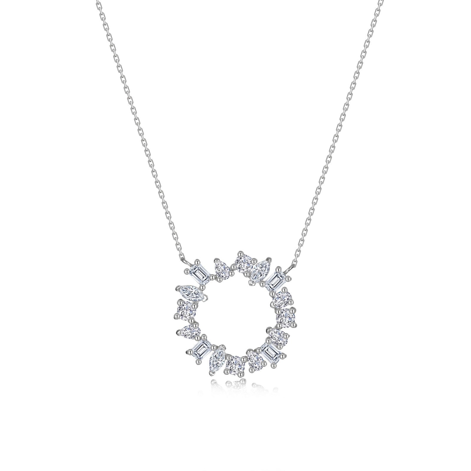 Prismatic Circle Necklace