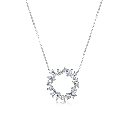 Prismatic Circle Necklace