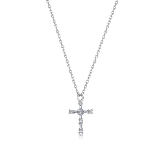 Eden Baguette Cross Necklace