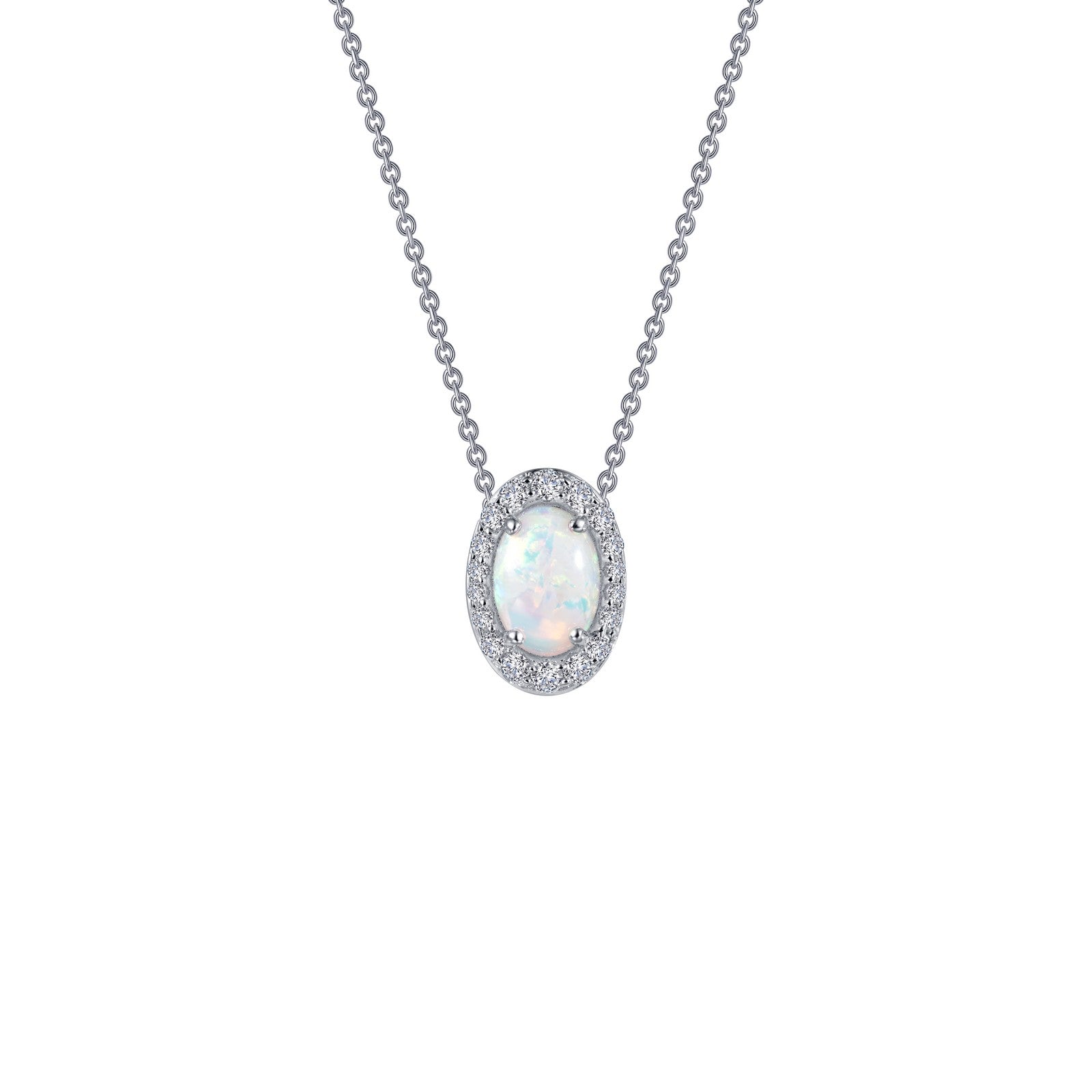 Vintage Inspired Halo Necklace