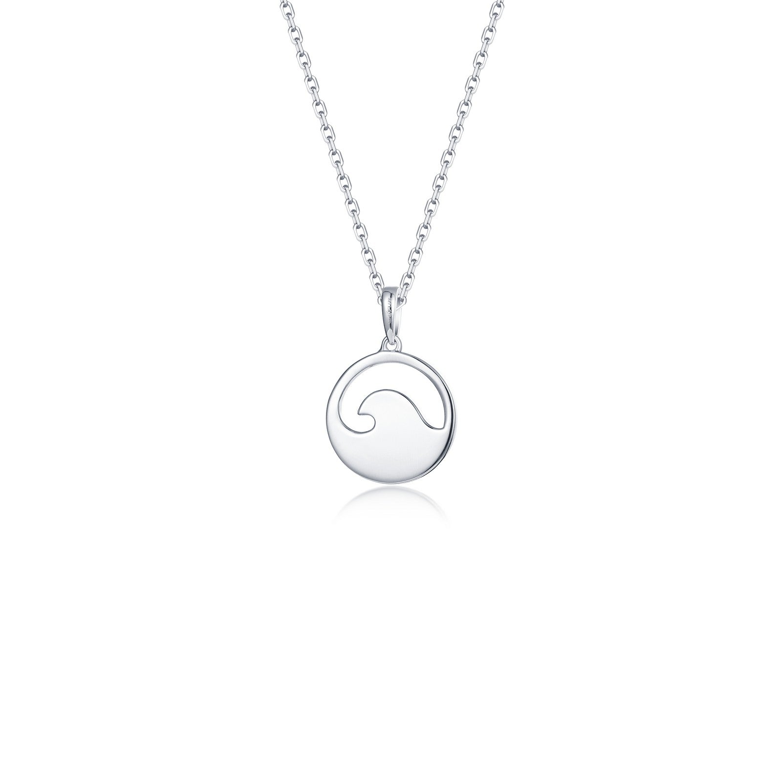 Seafoam Mother Of Pearl Pendant Necklace