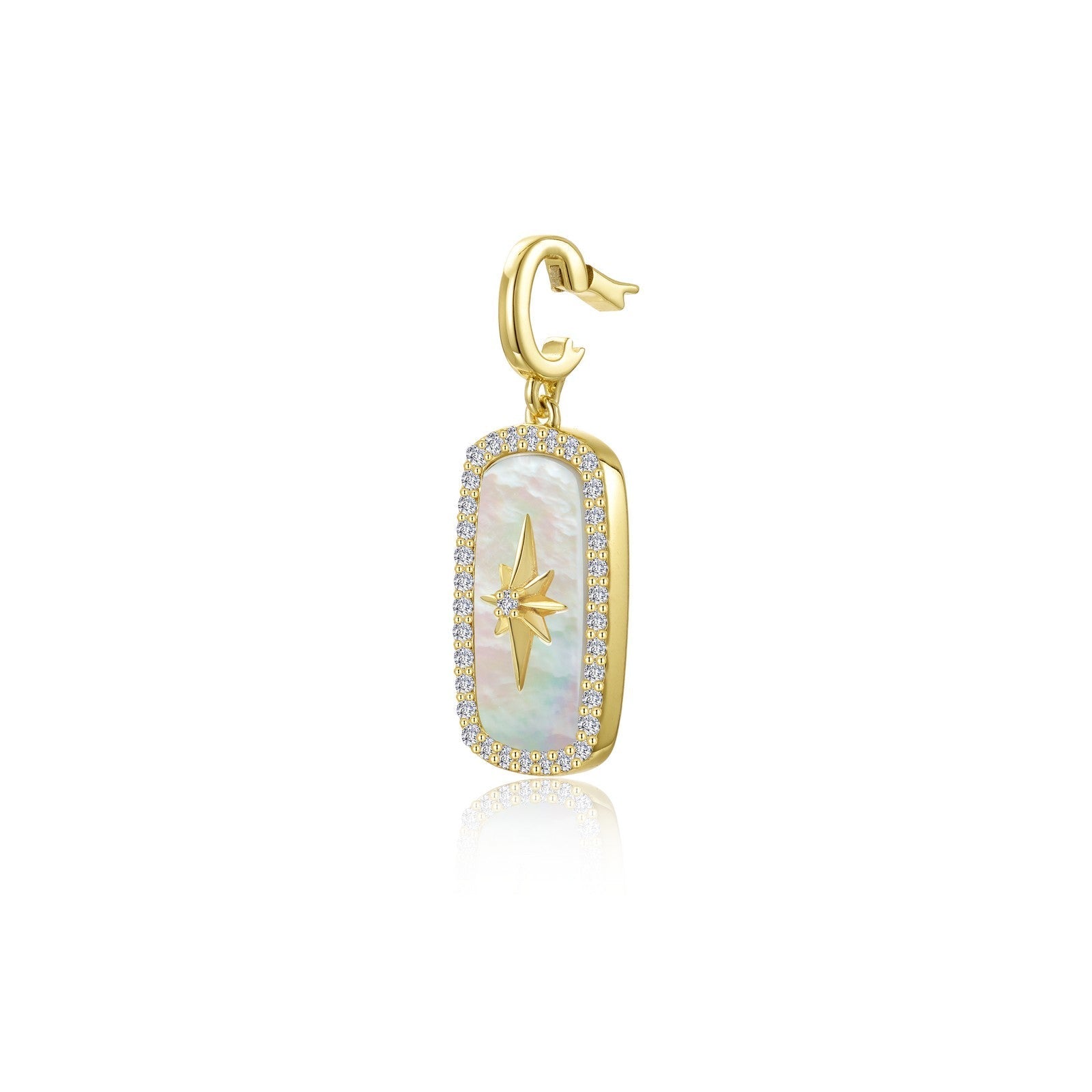 North Star Mother-of-Pearl Pendant Charm